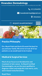 Mobile Screenshot of howsdendermatology.com